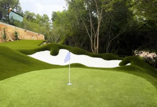 We had a lot of fun with this amazing project. Stunning contours and a heck of lot a fun to play. A fantastic way to improve your short game all while entertaining family and friends. Go with the best.