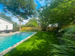 Clean, green & no more muddy mess.