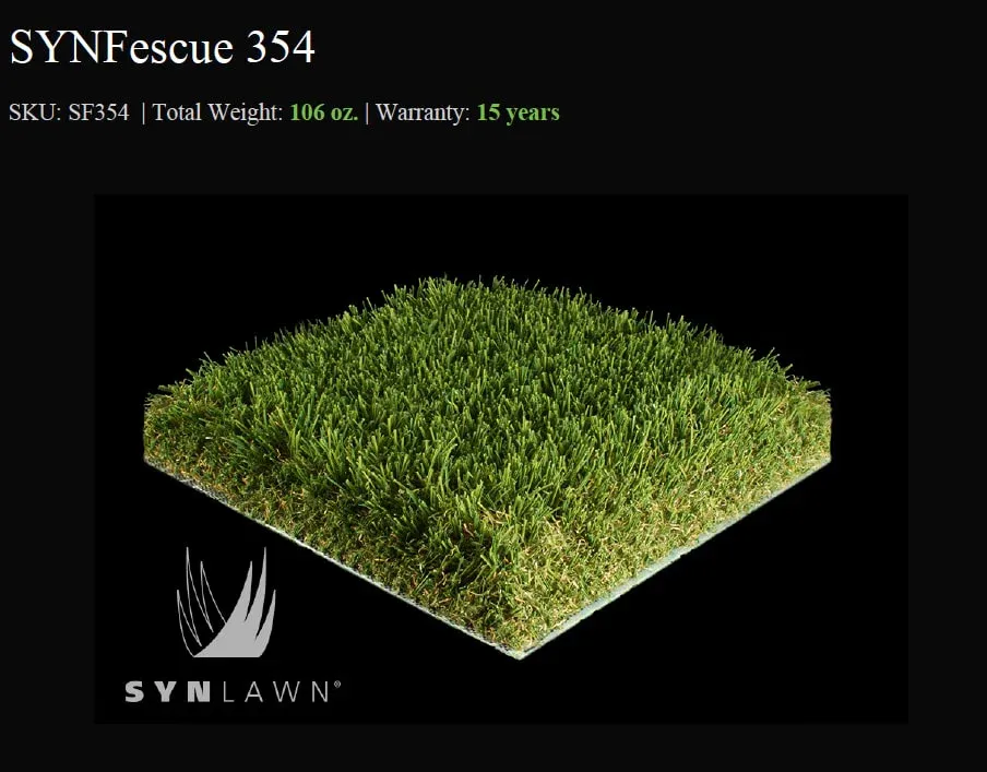SYNFescue 354