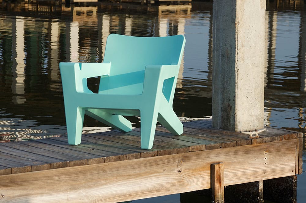 outdoor adirondack chair seafoam