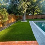 HOA-approved artificial grass setup in Austin neighborhood